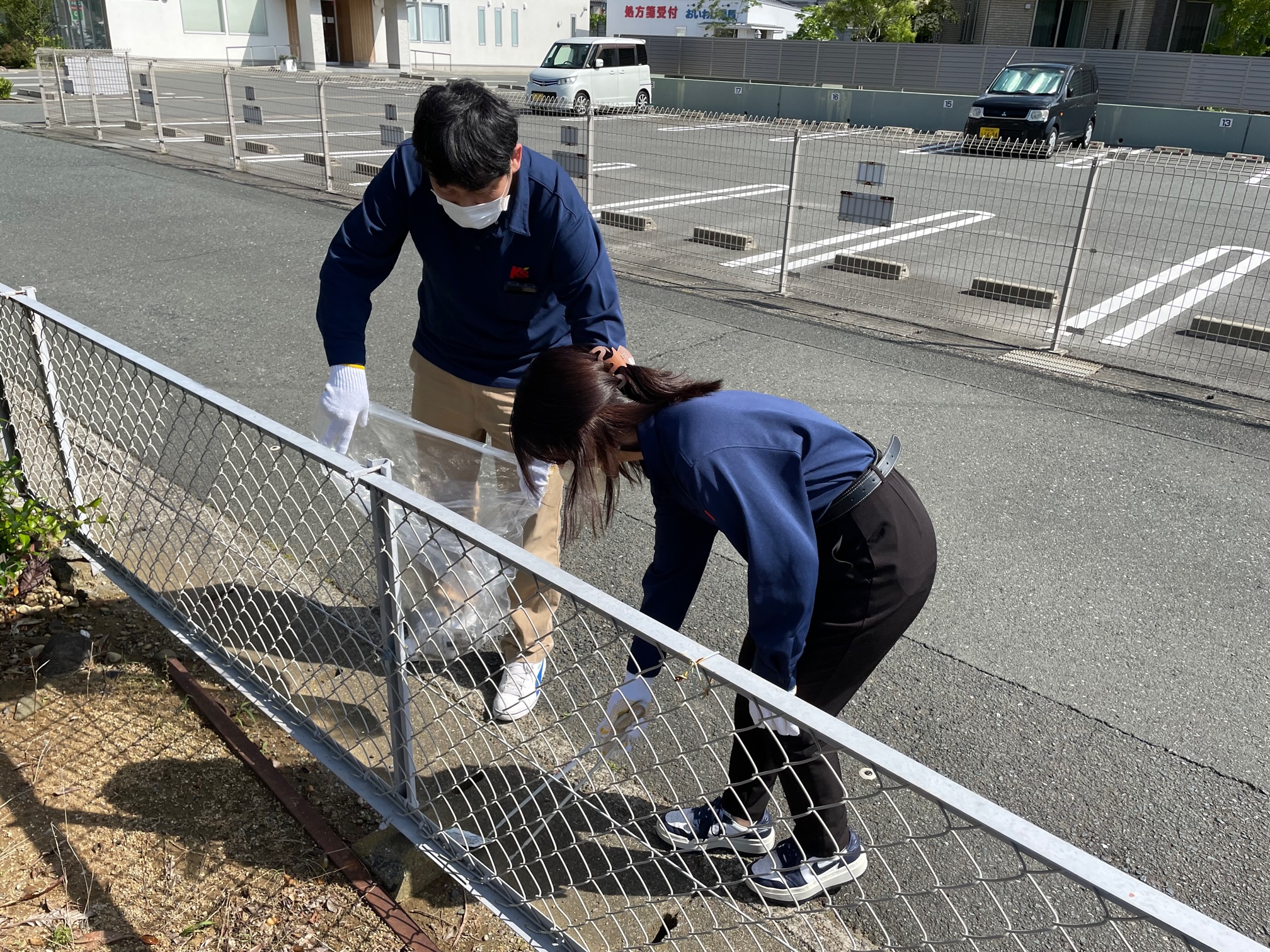 周辺の道路も念入りにチェック。
