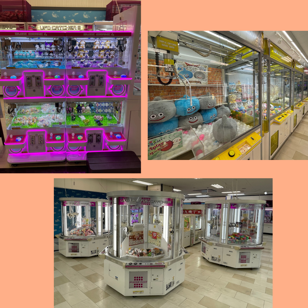 UFOキャッチャーの機械がたくさん増えました！！