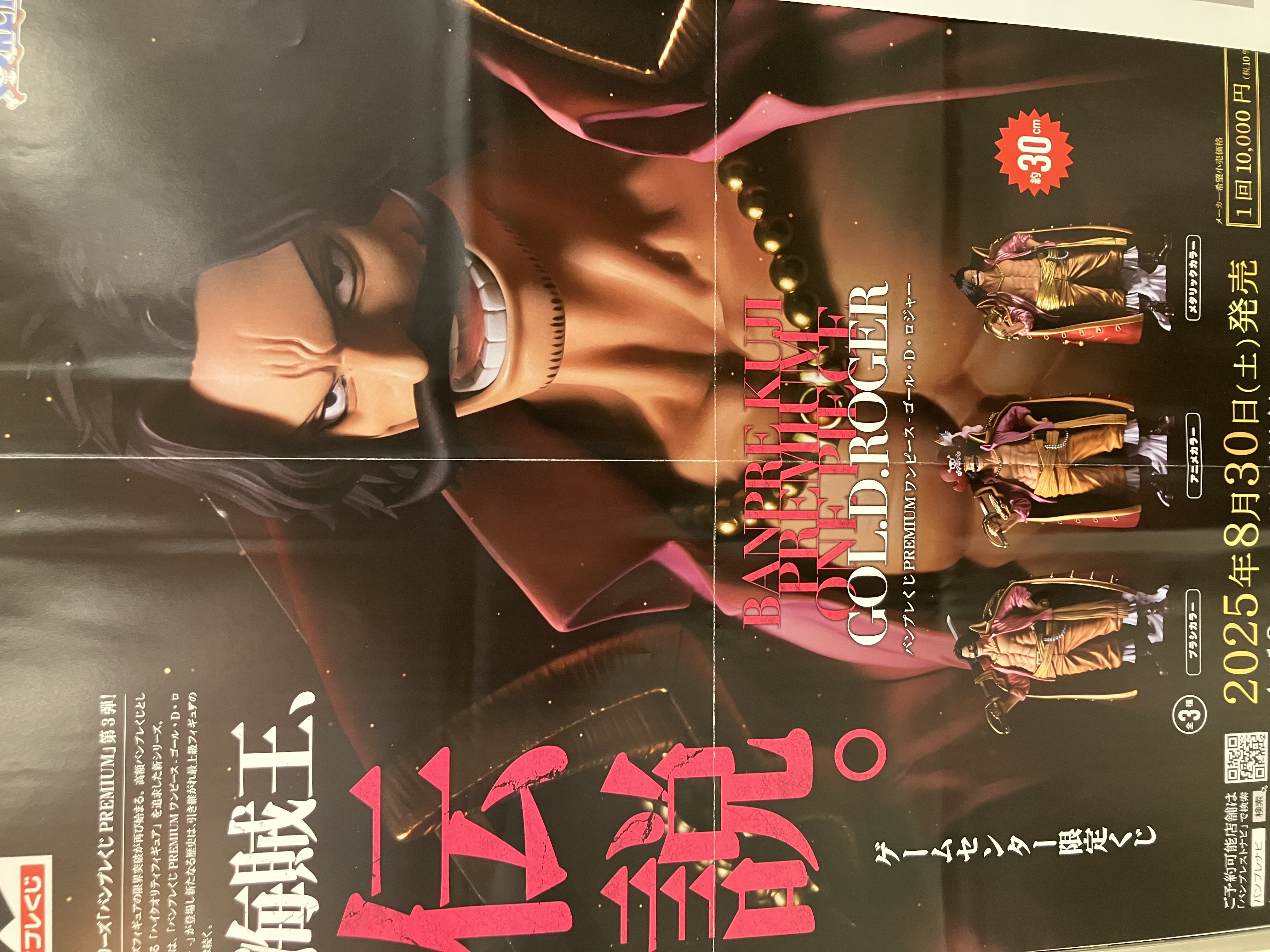 バンプレくじPREMIUMゴールドロジャー入荷いたしました！