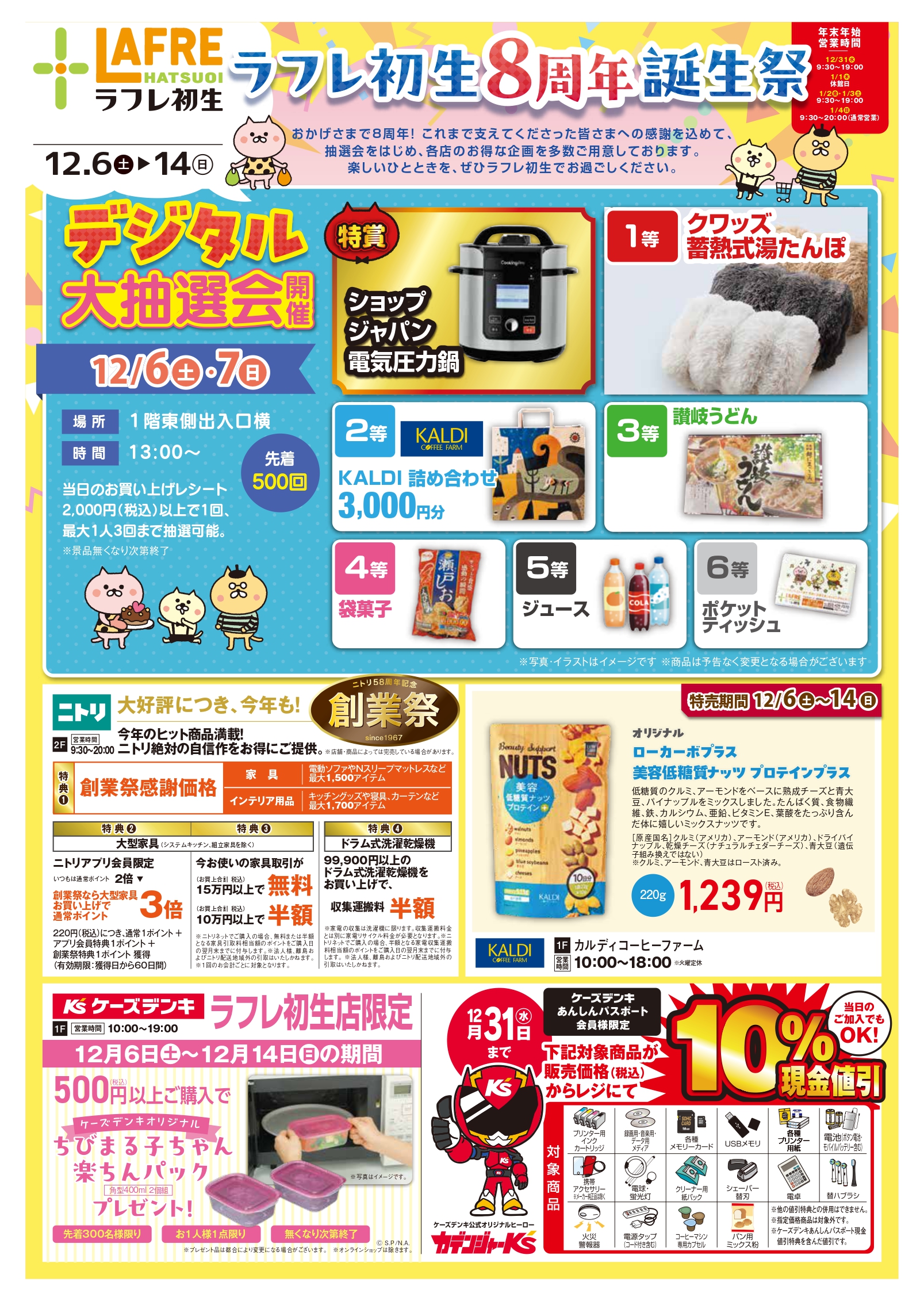 おかげさまで8周年